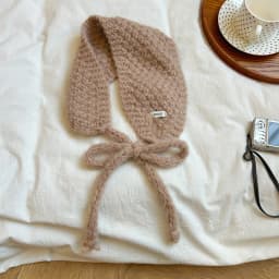 2026 New Korean Style Knitted Wool Ear Muffs Women's Autumn Winter Warm Neck Protection Scarf Ear Warmers Fashionable