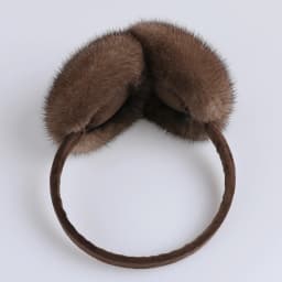 BOONJOVIA Unisex Real Mink Fur Earmuffs With Velvet Band Mens Womens Foldable Ear Warmer-Luxury Winter