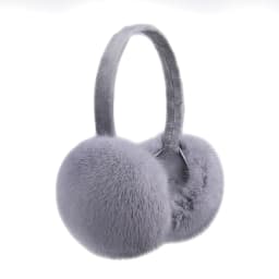 BOONJOVIA Unisex Real Mink Fur Earmuffs With Velvet Band Mens Womens Foldable Ear Warmer-Luxury Winter