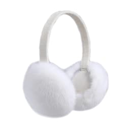 BOONJOVIA Unisex Real Mink Fur Earmuffs With Velvet Band Mens Womens Foldable Ear Warmer-Luxury Winter