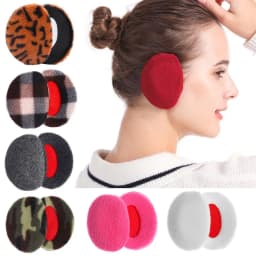 Bandless Ear Warmers Winter Warm Earmuffs Ear Cover for Men Women Kids Soft Thick Windproof Ear Cover Outdoor Ear Protection