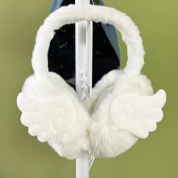 Y2K Angel Wing Soft Plush Ear Keep Warmer Winter Earmuffs For Women Outdoor Earflap Protection Ear Cover