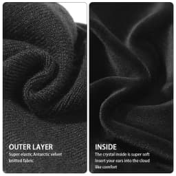 Ear Warmers Headband For Men Women Winter Thicken Ear Muff Moisture Wicking Ski Sport Headband Cold-Proof Comfy Soft Earmuffs