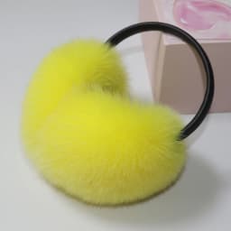 New 100% Natural Fox Fur Earlaps Fashion Women Fluffy Real Fox Fur Earmuffs Winter Lady Big Pompoms Fox Fur Plush Ear Muff