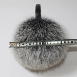 New 100% Natural Fox Fur Earlaps Fashion Women Fluffy Real Fox Fur Earmuffs Winter Lady Big Pompoms Fox Fur Plush Ear Muff