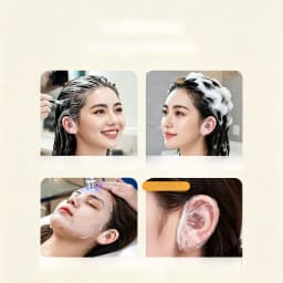 Disposable Thickened Waterproof Ear Covers for Shampooing Bathing Hair Dyeing Ear Protection Soft Ear Pads Home Daily Use