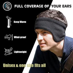 1/2/3PCS Cycling Warmers Earmuffs Wind Resistant Double Insulation Workout Earmuffs Prevent Cold Ski Ear Warmers Headband