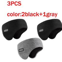 1/2/3PCS Cycling Warmers Earmuffs Wind Resistant Double Insulation Workout Earmuffs Prevent Cold Ski Ear Warmers Headband
