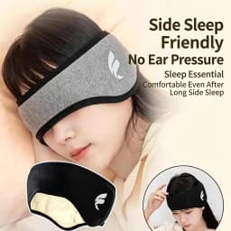 1/2/3PCS Sleeping Ear Cover Multifunctional Plush Anti Noise Relaxing Blindfold Earmuff Adjustable Eye Mask For Men And Women
