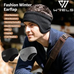 1/2/3PCS Fashion Winter Earflap Women Men Wind Resistant Warming Earmuffs Hiking Double Insulation Cold Jogging Ear Cover