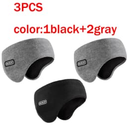 1/2/3PCS Fashion Winter Earflap Women Men Wind Resistant Warming Earmuffs Hiking Double Insulation Cold Jogging Ear Cover