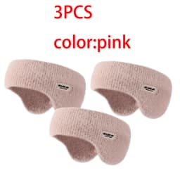 1/2/3Pairs Warmer Knitted Earmuffs Winter Windproof Outdoor Skiing Sport Cover Head Women Men Thick Cold Proof Cycling Earmuffs