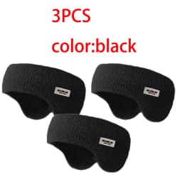1/2/3Pairs Warmer Knitted Earmuffs Winter Windproof Outdoor Skiing Sport Cover Head Women Men Thick Cold Proof Cycling Earmuffs