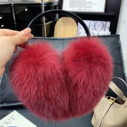 2026 Women Real Fox Fur Ear Cover Warm Winter Earmuffs Headwear Ear Muffs Earmuffs Cold Ear Warmer Ear Protection Headband