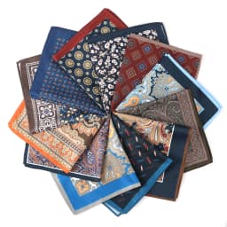 New Men Pocket Square Handkerchief Accessories Paisley Dot Vintage Business Suit Hanky Breast Scarf 30*30cm Gift