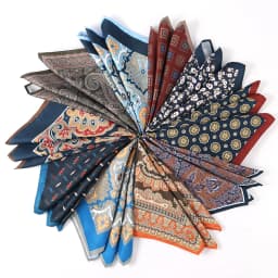 New Men Pocket Square Handkerchief Accessories Paisley Dot Vintage Business Suit Hanky Breast Scarf 30*30cm Gift