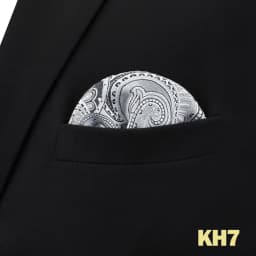 Mens Navy Blue Pocket Square Handkerchief Dark Royal Blue Paisley Floral Suit Pocket Towel Hanky Business Wedding Accessories