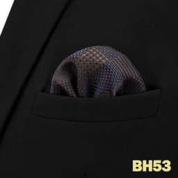 Mens Navy Blue Pocket Square Handkerchief Dark Royal Blue Paisley Floral Suit Pocket Towel Hanky Business Wedding Accessories
