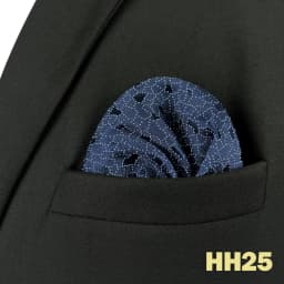 Mens Navy Blue Pocket Square Handkerchief Dark Royal Blue Paisley Floral Suit Pocket Towel Hanky Business Wedding Accessories