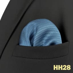 Mens Navy Blue Pocket Square Handkerchief Dark Royal Blue Paisley Floral Suit Pocket Towel Hanky Business Wedding Accessories