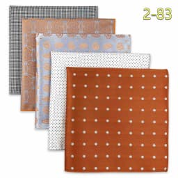 5 Pieces Classic Mens Pocket Square Set Handkerchief Assorted Suit Hanky Multi Designs Business Wedding Formal Gift Dropshipping