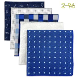 5 Pieces Classic Mens Pocket Square Set Handkerchief Assorted Suit Hanky Multi Designs Business Wedding Formal Gift Dropshipping