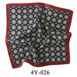 Tailor Smith Mens Pocket Squares Vintage Printed Checked Paisley Suit Handkerchiefs Luxury Men Hanky Accessories for gift