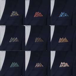 Tailor Smith Mens Pocket Squares Vintage Printed Checked Paisley Suit Handkerchiefs Luxury Men Hanky Accessories for gift