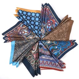 Tailor Smith Mens Pocket Squares Vintage Printed Checked Paisley Suit Handkerchiefs Luxury Men Hanky Accessories for gift