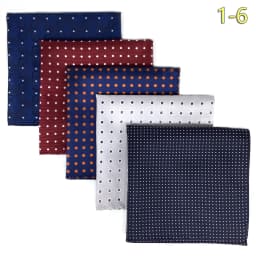 5 Pack Set Mens Pocket Square Handkerchief Multiple Designs Paisley Floral Solid Color Suit Towel Hanky Gentlemen Party Prom