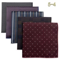 5 Pack Set Mens Pocket Square Handkerchief Multiple Designs Paisley Floral Solid Color Suit Towel Hanky Gentlemen Party Prom