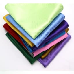 Mixed 26pcs/ Lot Luxury Men's Handkerchief Solid Color Hankies Hanky Business Pocket Square Chest Towel