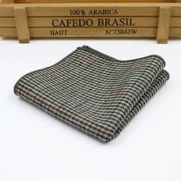 Men's and Women's Sunshine Style Wool Pocket Square Color Handkerchief Leisure Scarf 23cm