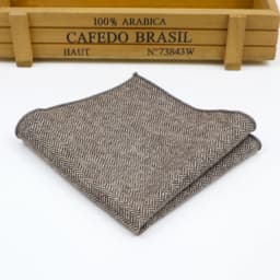 Men's and Women's Sunshine Style Wool Pocket Square Color Handkerchief Leisure Scarf 23cm