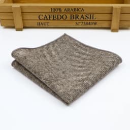 Men's and Women's Sunshine Style Wool Pocket Square Color Handkerchief Leisure Scarf 23cm
