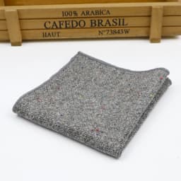 Men's and Women's Sunshine Style Wool Pocket Square Color Handkerchief Leisure Scarf 23cm