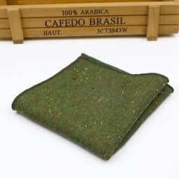 Men's and Women's Sunshine Style Wool Pocket Square Color Handkerchief Leisure Scarf 23cm