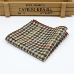 Men's and Women's Sunshine Style Wool Pocket Square Color Handkerchief Leisure Scarf 23cm