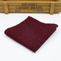 Men's and Women's Sunshine Style Wool Pocket Square Color Handkerchief Leisure Scarf 23cm
