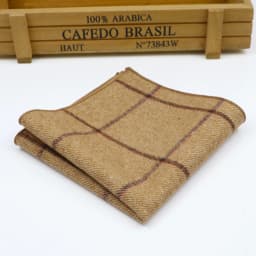 Men's and Women's Sunshine Style Wool Pocket Square Color Handkerchief Leisure Scarf 23cm