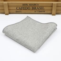 Men's and Women's Sunshine Style Wool Pocket Square Color Handkerchief Leisure Scarf 23cm