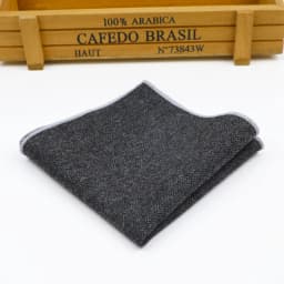 Men's and Women's Sunshine Style Wool Pocket Square Color Handkerchief Leisure Scarf 23cm