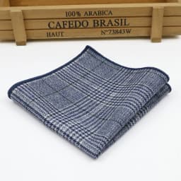 Men's and Women's Sunshine Style Wool Pocket Square Color Handkerchief Leisure Scarf 23cm