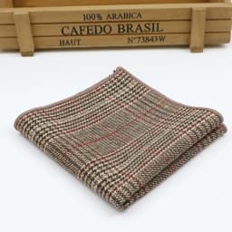 Men's and Women's Sunshine Style Wool Pocket Square Color Handkerchief Leisure Scarf 23cm