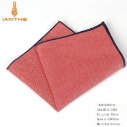Brand New Men's Hankerchief Scarves Vintage Like Linen Hankies Men's Suits Pocket Square Handkerchiefs Solid Color 23*23cm