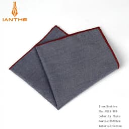 Brand New Men's Hankerchief Scarves Vintage Like Linen Hankies Men's Suits Pocket Square Handkerchiefs Solid Color 23*23cm