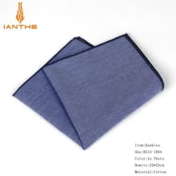 Brand New Men's Hankerchief Scarves Vintage Like Linen Hankies Men's Suits Pocket Square Handkerchiefs Solid Color 23*23cm