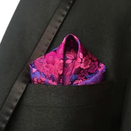 15 Colors Fashion Men's Handkerchief Floral Hankies Hanky Business Flower Pocket Square Chest Towel 25*25CM