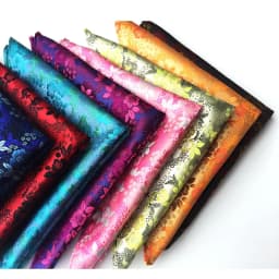 15 Colors Fashion Men's Handkerchief Floral Hankies Hanky Business Flower Pocket Square Chest Towel 25*25CM