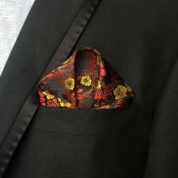 15 Colors Fashion Men's Handkerchief Floral Hankies Hanky Business Flower Pocket Square Chest Towel 25*25CM